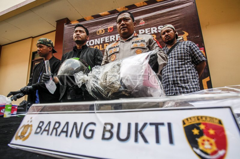 UNGKAP KASUS PEMBUNUHAN BERENCANA | ANTARA Foto