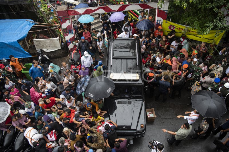 PRESIDEN JOKOWI RESMIKAN STASIUN MANGGARAI TAHAP I | ANTARA Foto