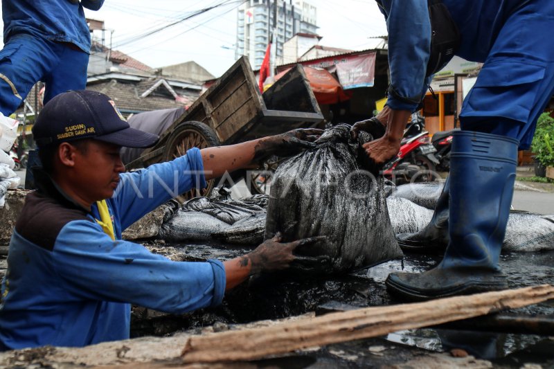 ANTISIPASI BANJIR DI JAKARTA | ANTARA Foto