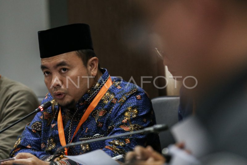 SIDANG DUGAAN PELANGGARAN KODE ETIK PENYELENGGARA PEMILU | ANTARA Foto