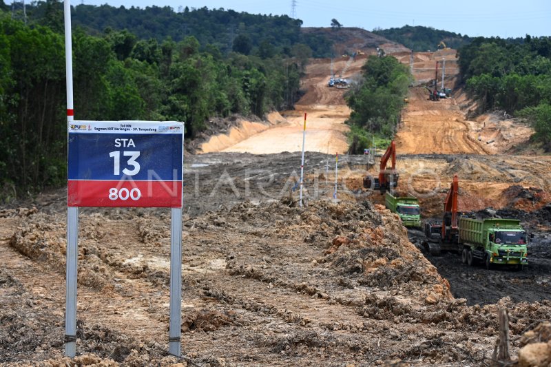 PEMBANGUNAN TOL IKN NUSANTARA | ANTARA Foto