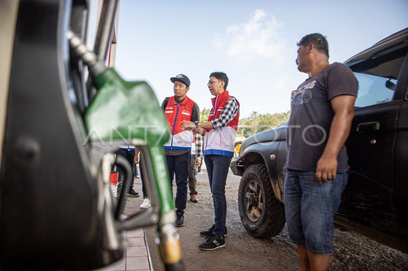 PERTAMINA PATRA NIAGA SUMBAGSEL PASTIKAN STOK BBM MENCUKUPI | ANTARA Foto