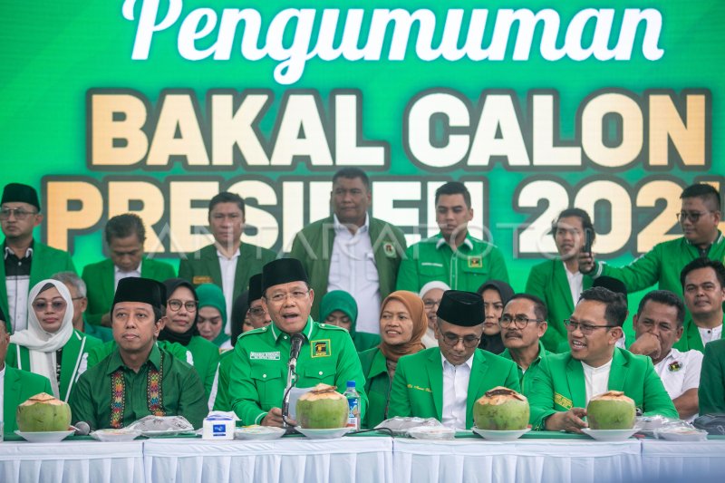 PPP RESMI DUKUNG GANJAR PRANOWO DALAM PILPRES 2024 ANTARA Foto