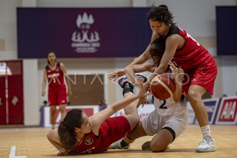 Timnas Basket Putri Indonesia Raih Medali Emas SEA Games 2023 | ANTARA Foto