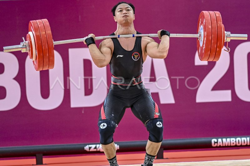 Lifter Rahmat Erwin Abdullah Raih Emas Dan Pecahkan Rekor SEA Games ...