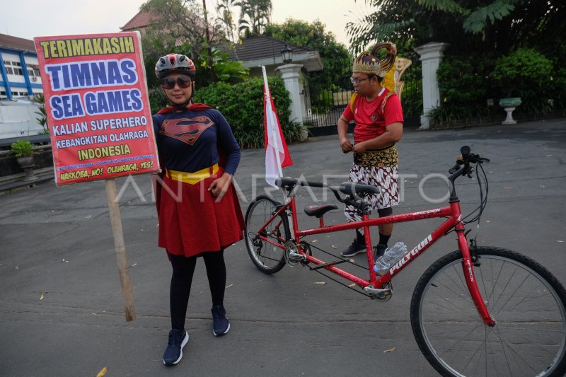 Aksi selebrasi untuk Timnas Indonesia U-22
