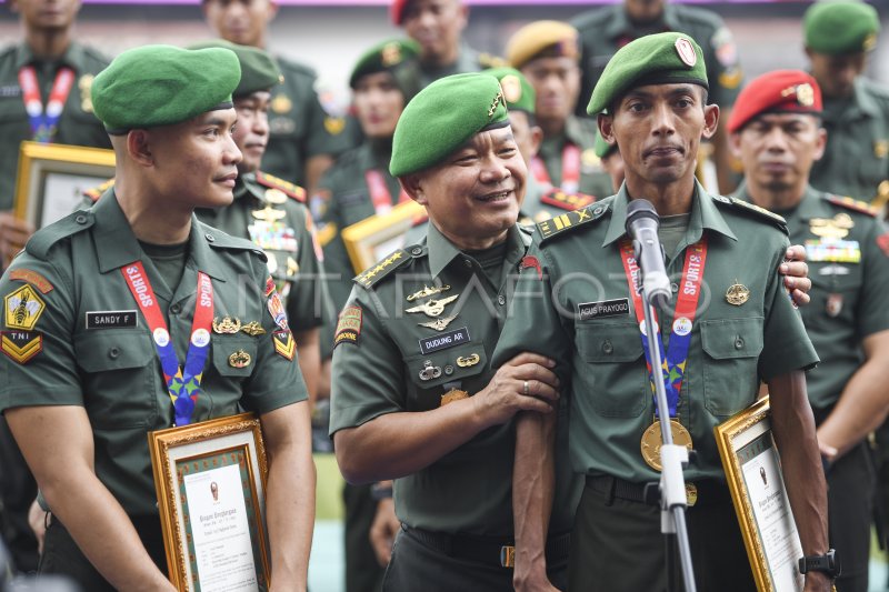 Kasad berikan penghargaan pada atlet TNI AD