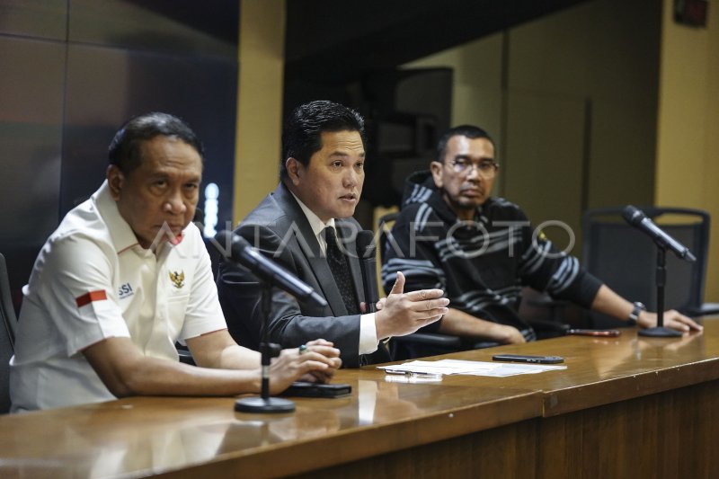 Konferensi pers jelang laga Indonesia vs Argentina