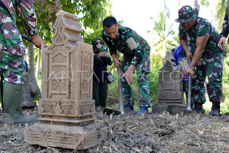 Baksos TNI Selamatkan Situ Makam Kuno