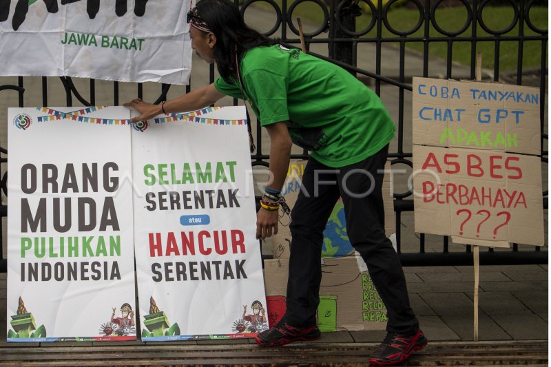 Aksi Hari Lingkungan Hidup Sedunia | ANTARA Foto