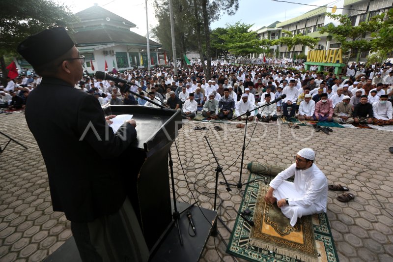 Shalat Idul Adha Muhammadiyah di Aceh ANTARA Foto