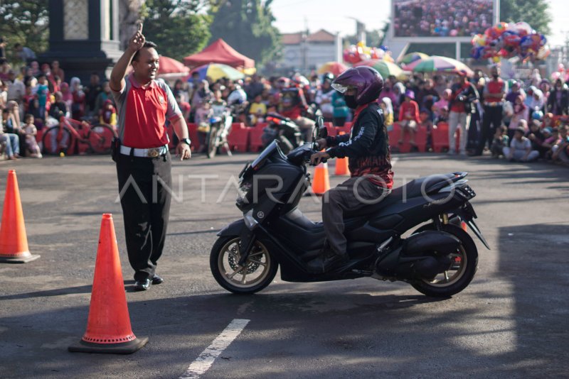 KAMPANYE KESELAMATAN BERKENDARAAN | ANTARA Foto