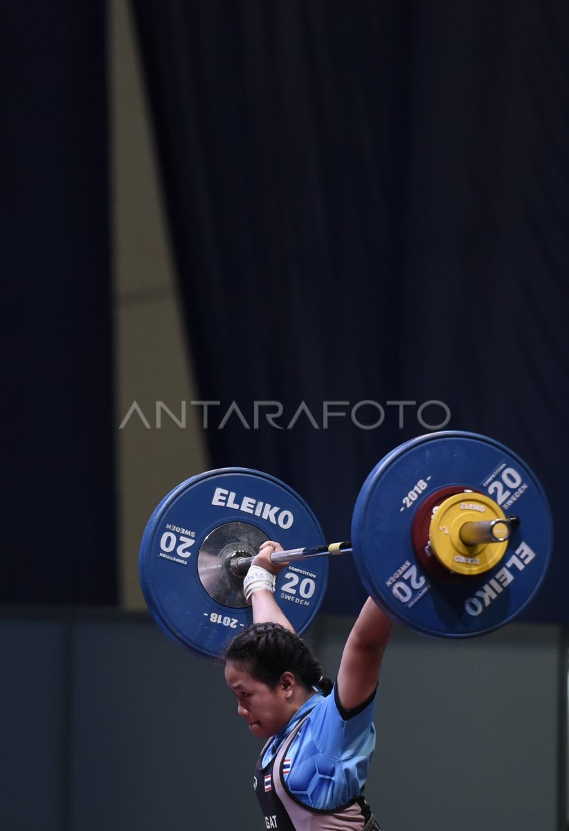 WEIGHT LIFTING WOMEN 48 KG | ANTARA Foto